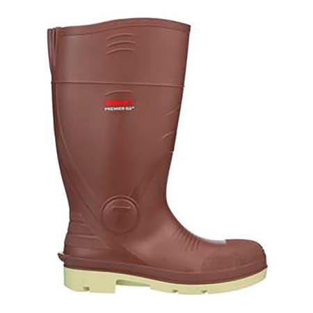 Premier G2® Knee Boot, Men's Size 9, 15H, Plain Toe, Chevron Plus® Outsole, Brick Red